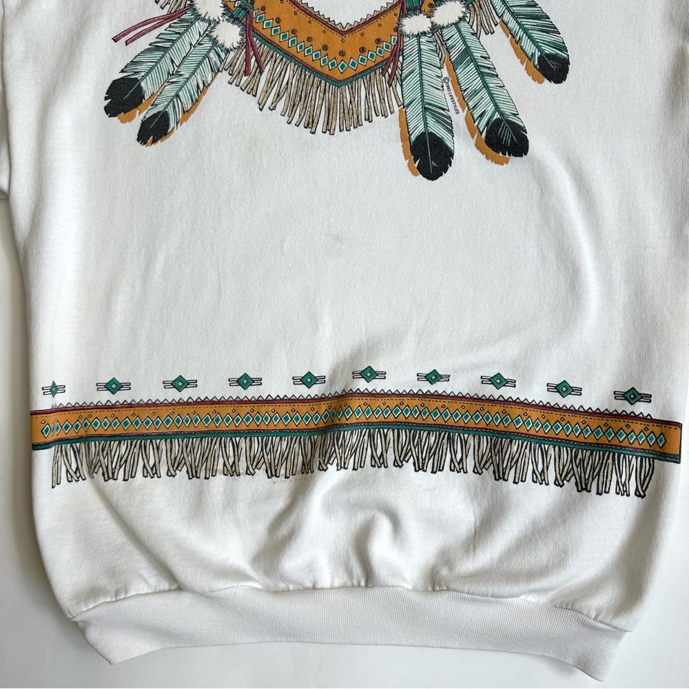 Lifestyles 1993 Vintage Native American Sweatshirt USA L XL - Picture 3 of 15